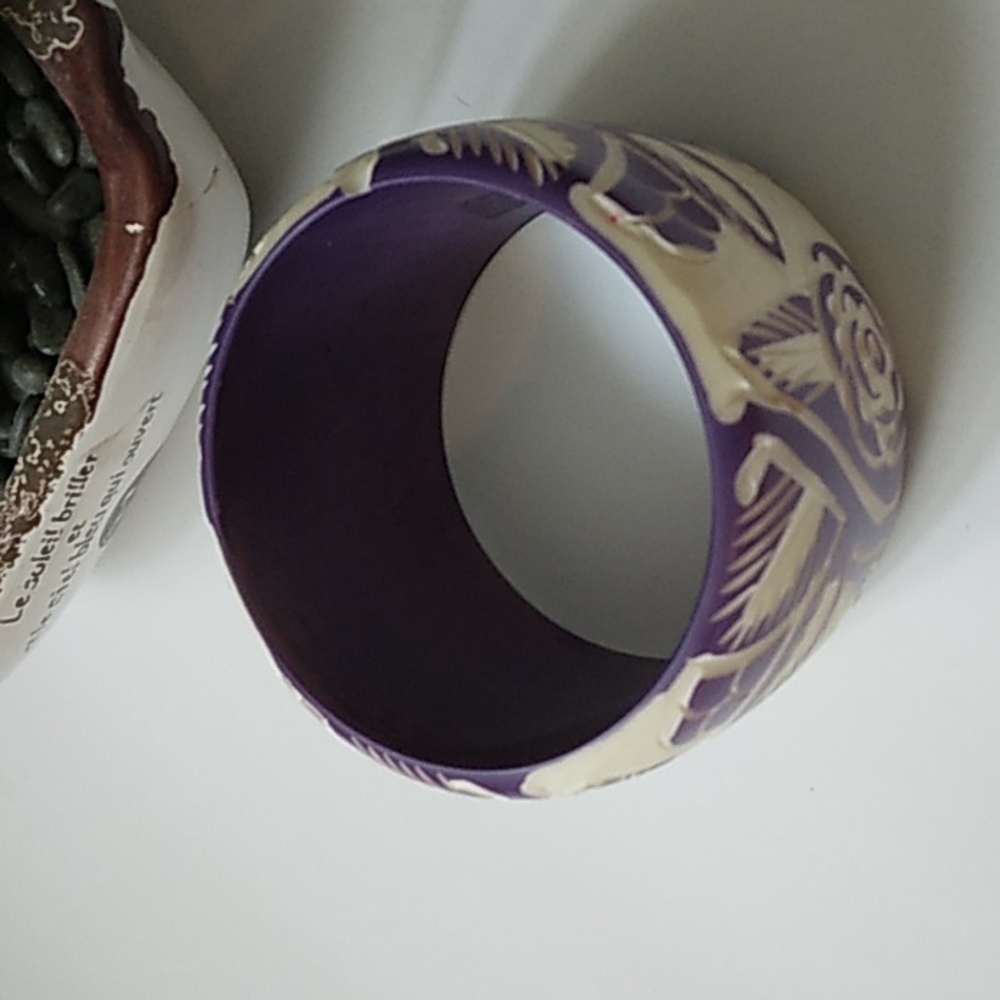 Wide 80's bangle - Picture 3 of 3
